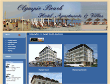 Tablet Screenshot of olympicbeachhotel.gr